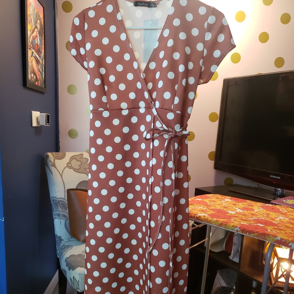 Brand new side tie dress
